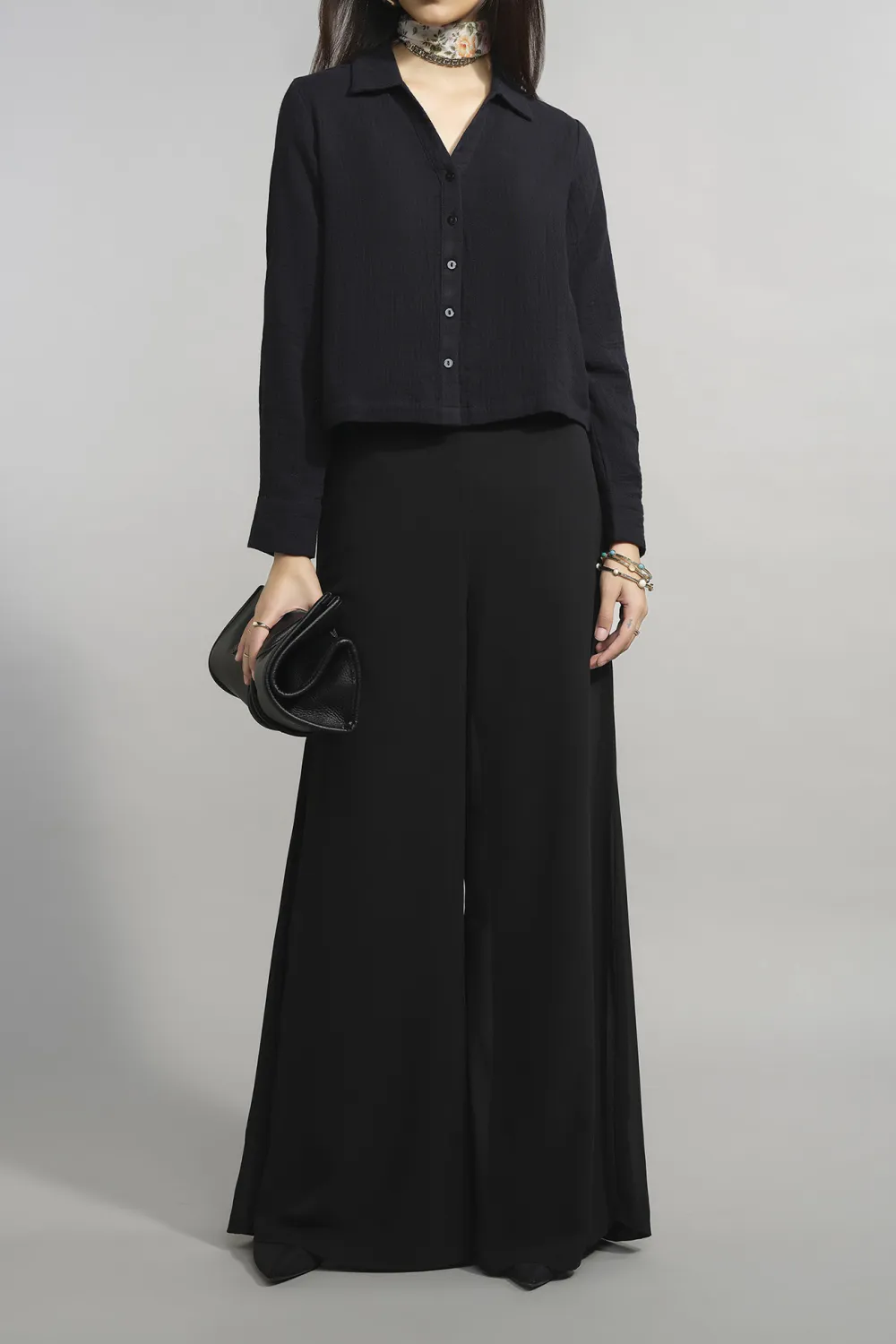 Lapel Casual Style White Shirt