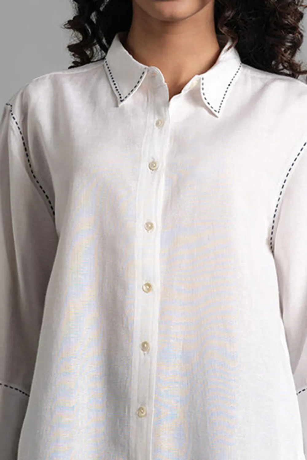 Regular Length Casual Style Shirt