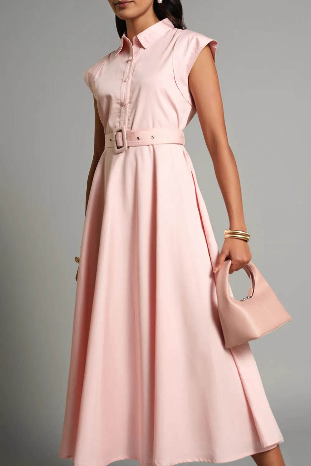 Pink Casual Style Dress