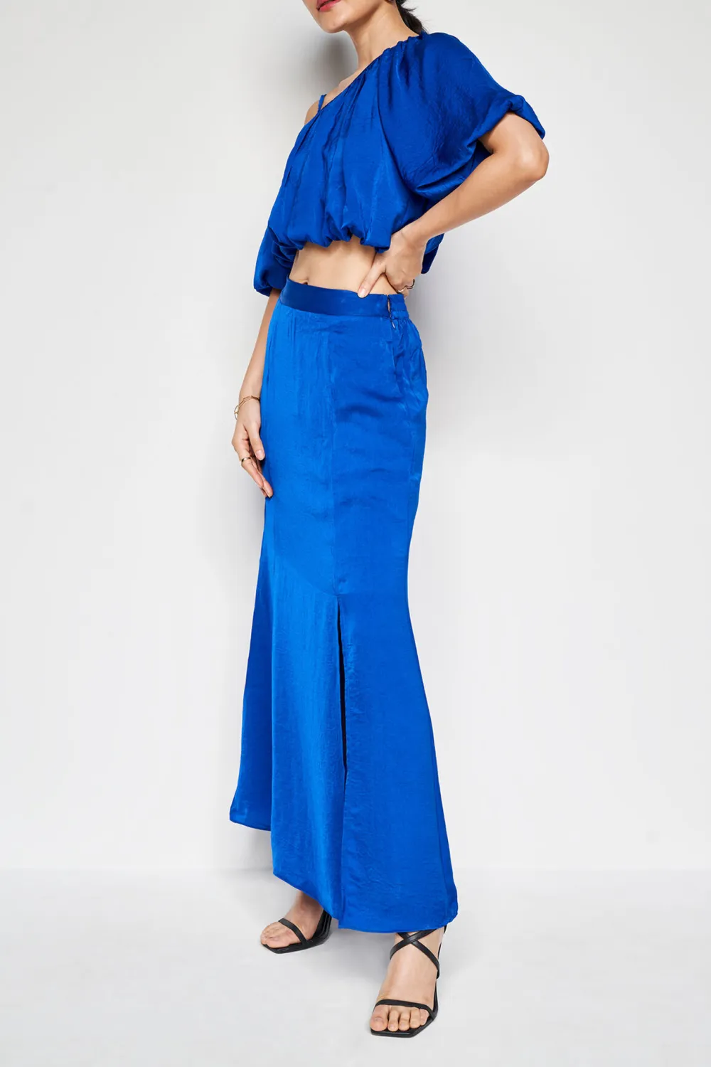 Long Length Casual Style Skirt Set