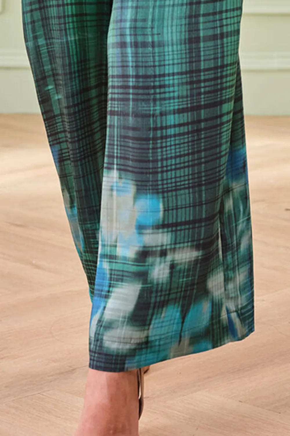 Green Casual Style Viscose Jumpsuit