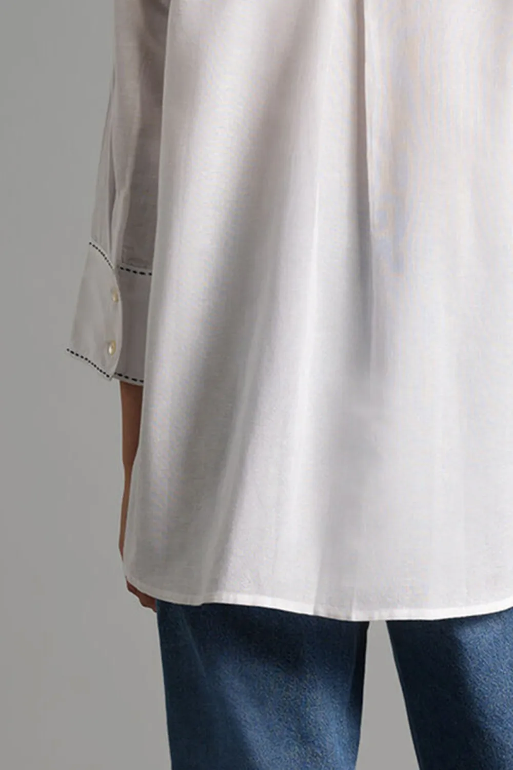 Regular Length Casual Style Shirt