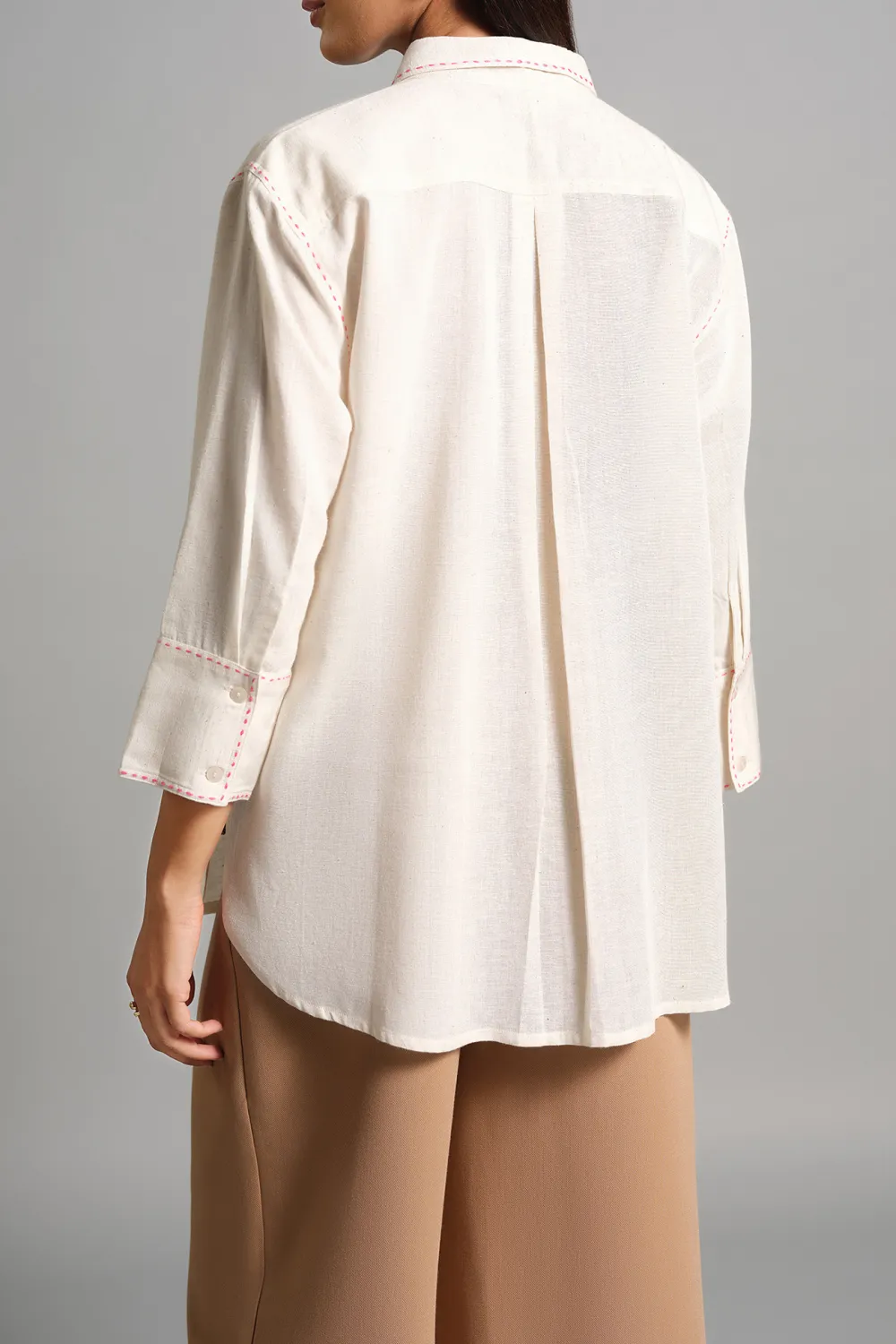 Regular Length Casual Style Shirt