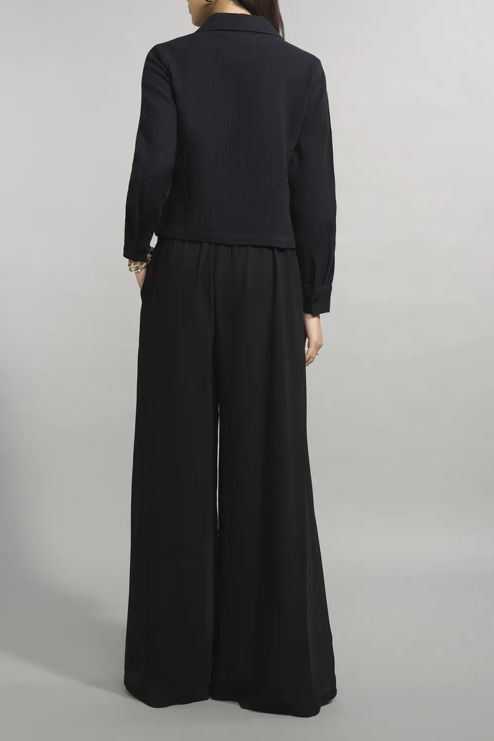 Lapel Casual Style White Shirt