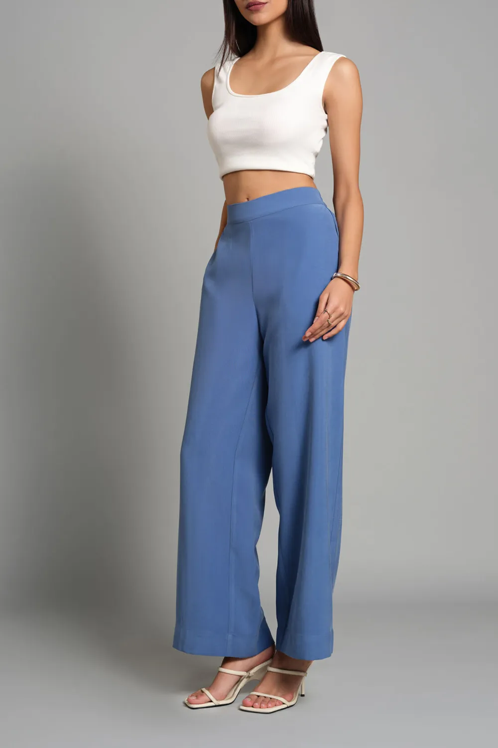 Casual Style Full Length Plain Pants