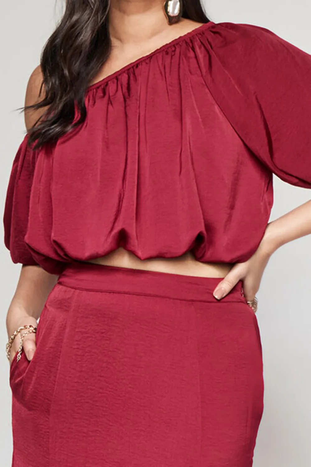 Long Length Casual Style Skirt Set