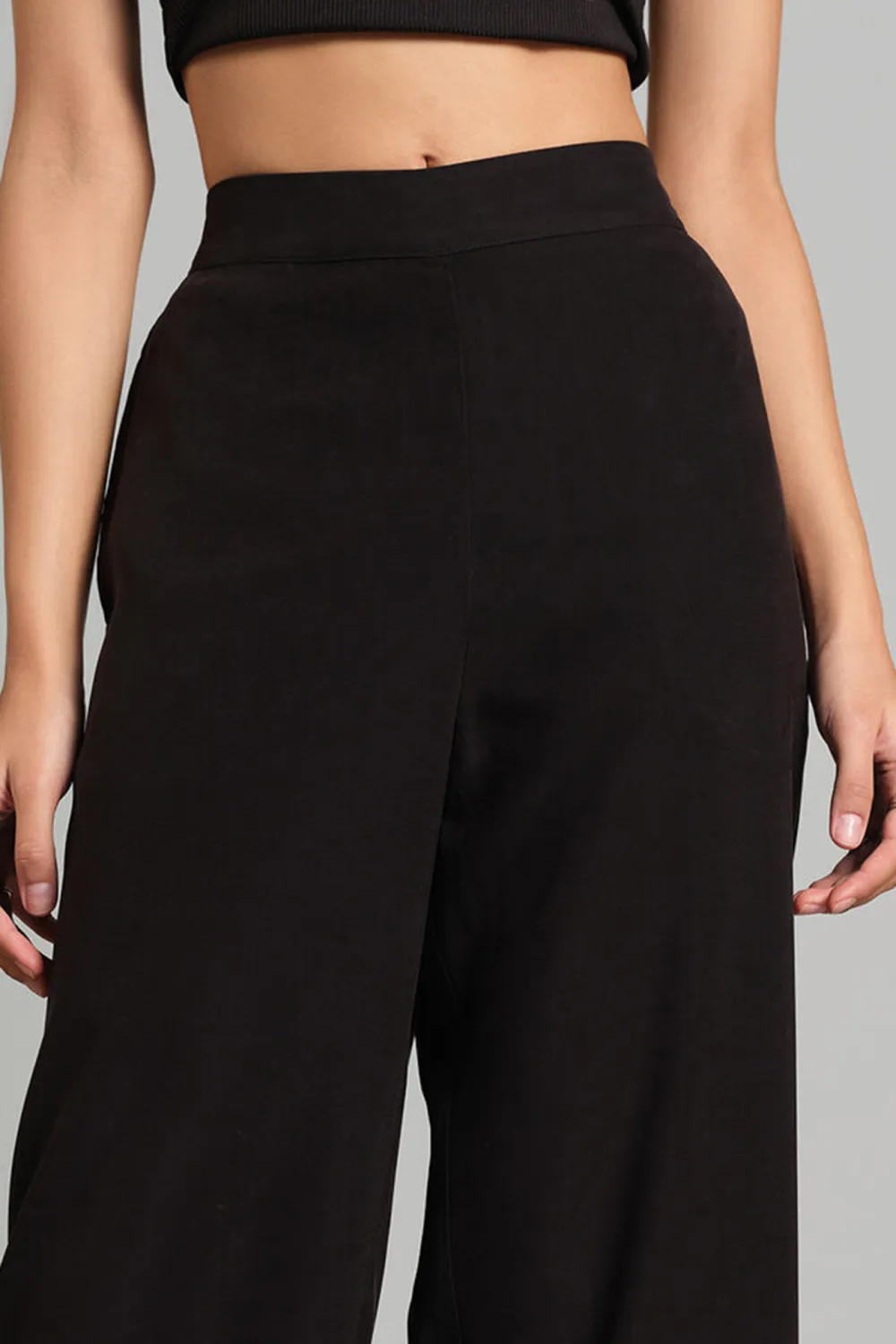 Casual Style Full Length Plain Pants