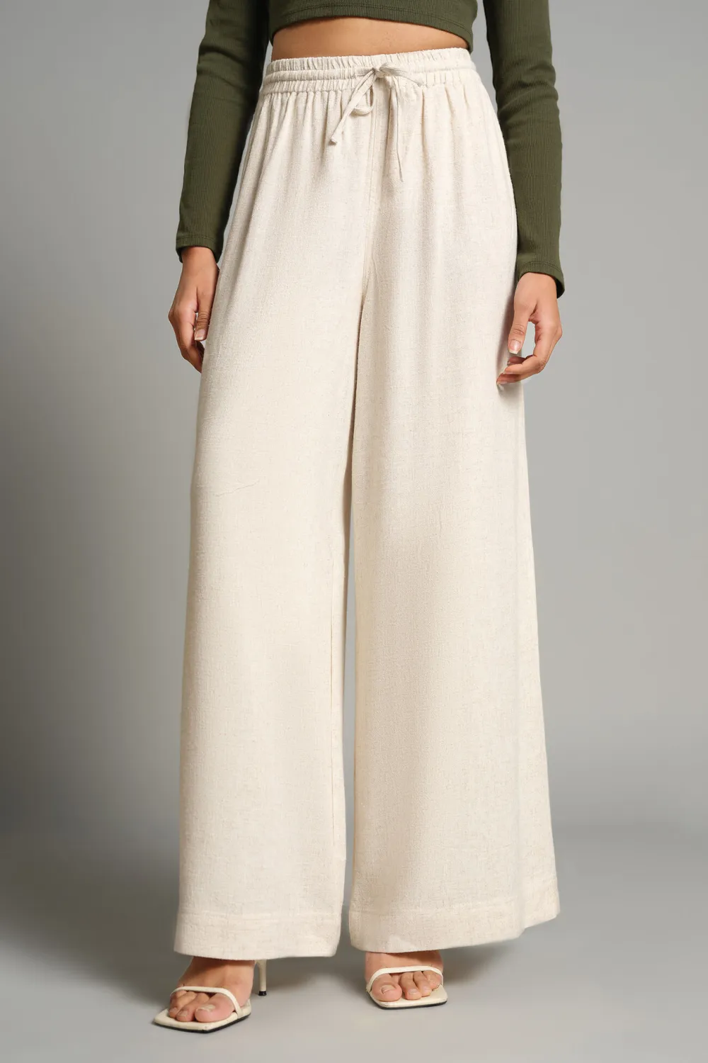 Casual Wear Wide-Leg Pants